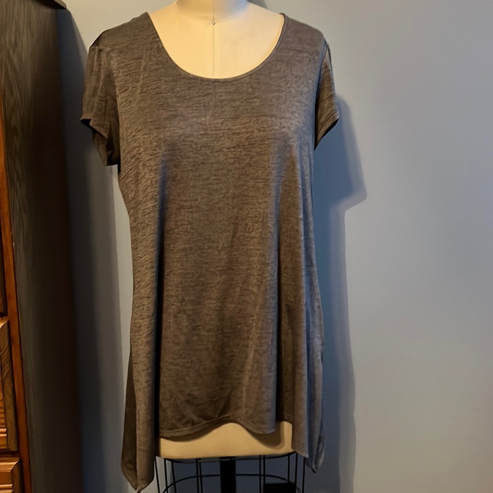 AB Studio short sleeved tunic shirt